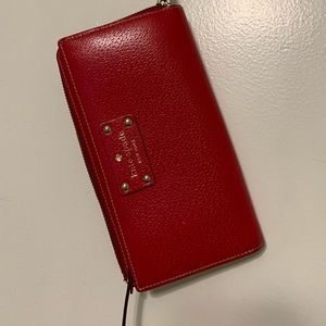 Red kate spade Wristlet